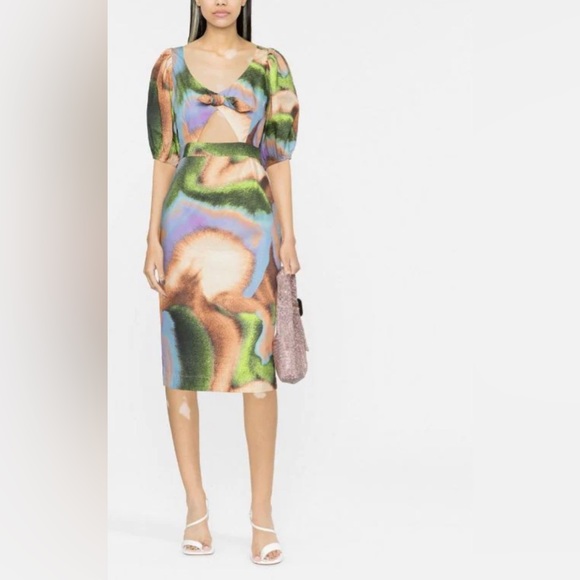 Rotate Dresses & Skirts - NWT ROTATE Cara Organic Cotton - Poplin Midi Dress